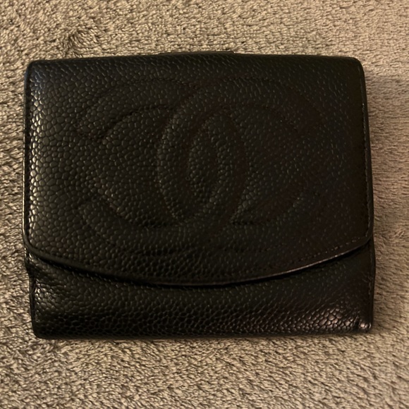 Vintage Chanel Caviar Timeless CC Wallet - Picture 1 of 7
